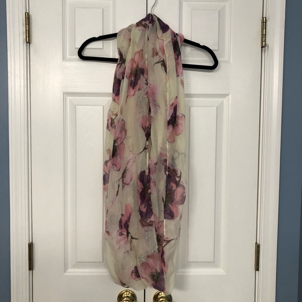 Floral Infinity Scarf - Picture 2 of 2